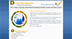 Desktop Screenshot of dreamsmanagement.net