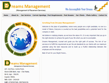 Tablet Screenshot of dreamsmanagement.net